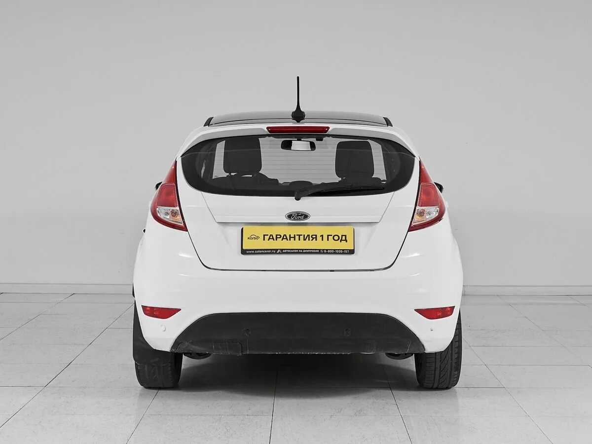 Ford Fiesta Mk6 Рестайлинг · White and Black — фото 5
